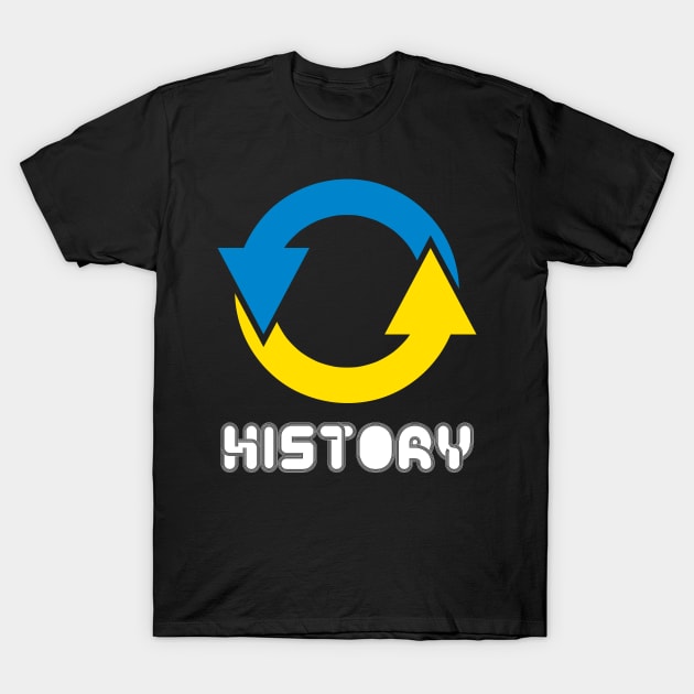 History Repeating, USA With Ukraine, Stop War In Ukraine T-Shirt by Coralgb